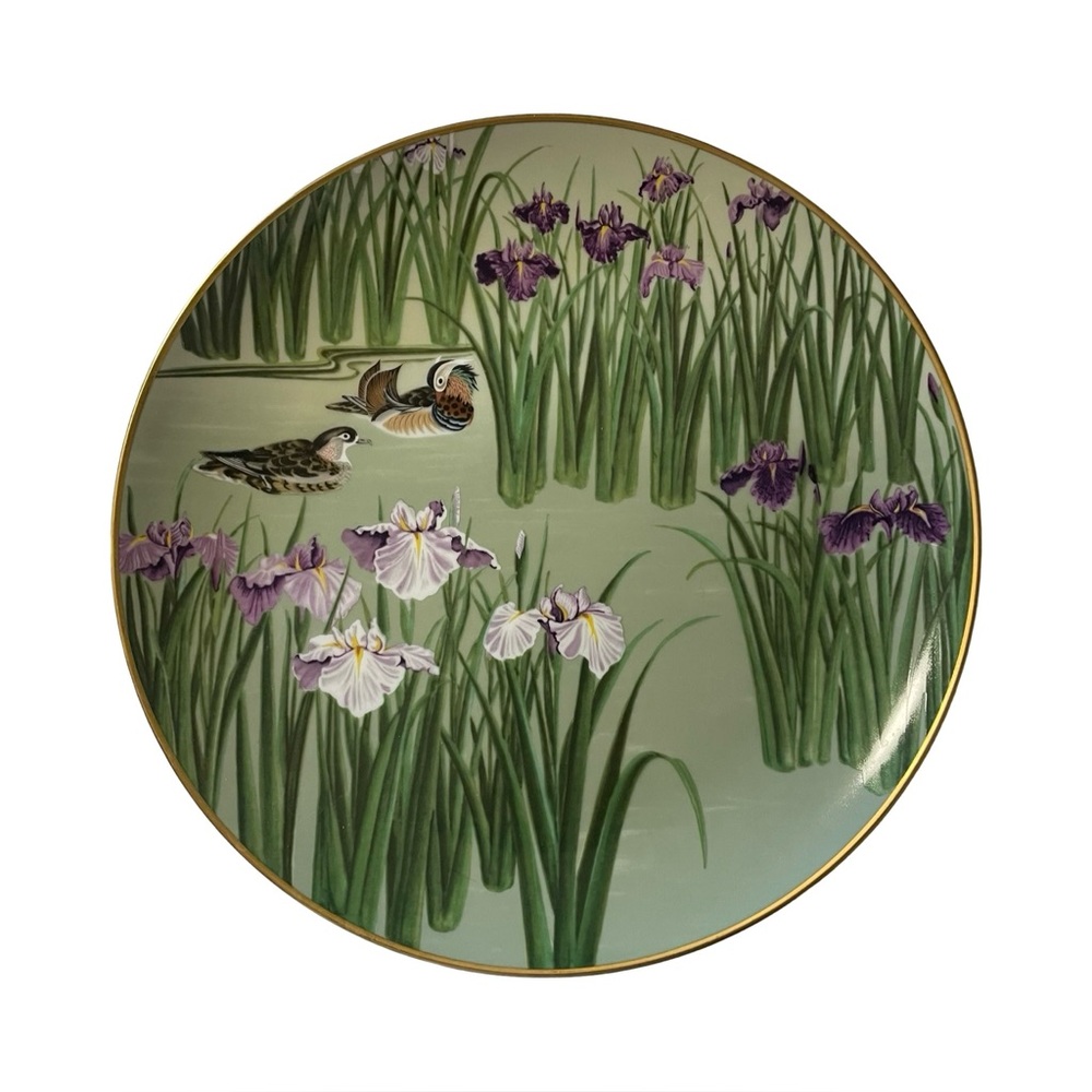 🌸 Vintage Handpainted Japanese Porcelain Collector's Plate 🌸